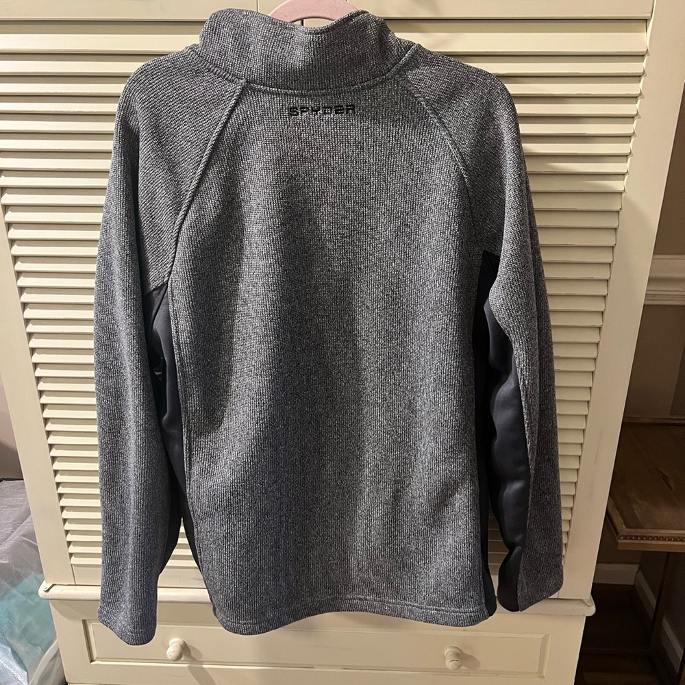 Spyder Gray Quarter-Zip Pullover - image 2